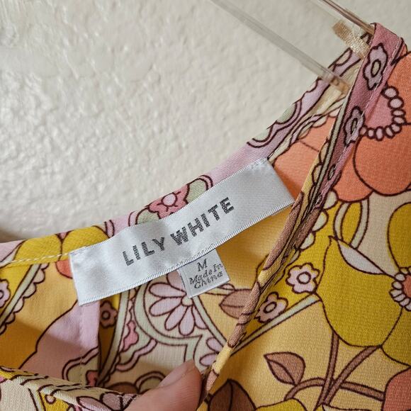 Floral Sheer Top Medium - Picture 4 of 7